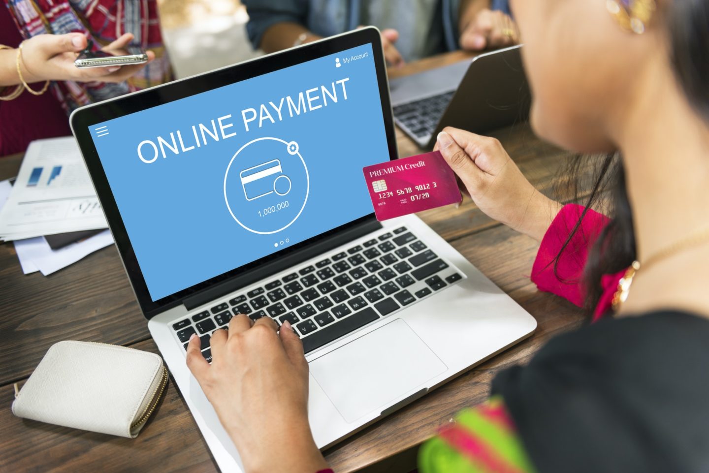 Online Payment Internet Banking Technology Concept